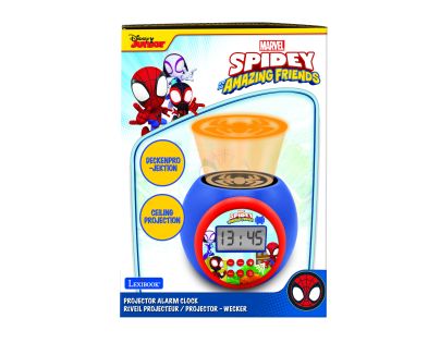 Lexibook Budík Spidey se stropním projektorem