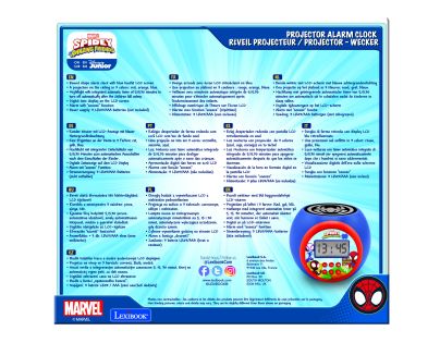 Lexibook Budík Spidey se stropním projektorem