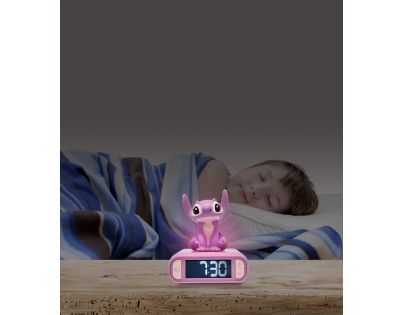 Lexibook Budík Stitch Angel se svítící figurkou