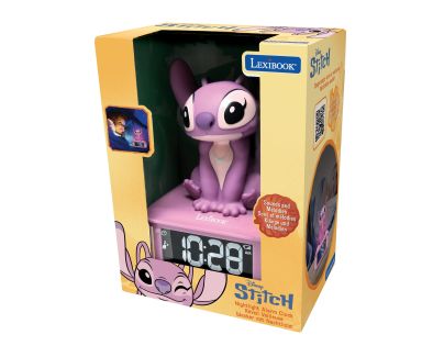 Lexibook Budík Stitch Angel se svítící figurkou