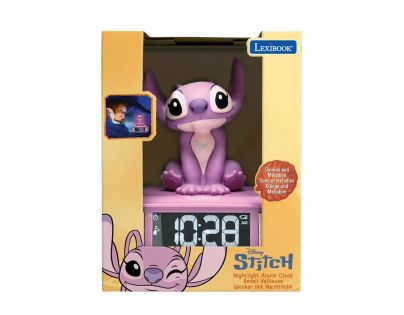 Lexibook Budík Stitch Angel se svítící figurkou