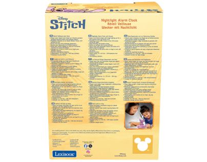 Lexibook Budík Stitch Angel se svítící figurkou