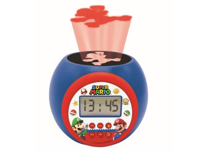 Lexibook Budík Super Mario se stropním projektorem