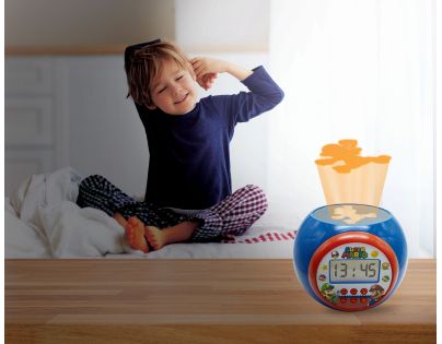 Lexibook Budík Super Mario se stropním projektorem