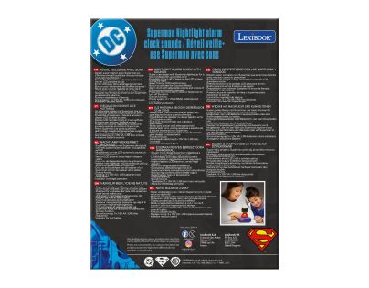 Lexibook Budík Superman se svítící figurkou