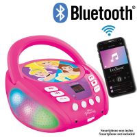 Lexibook CD přehrávač Disney princezny s bluetooth a světelnými efekty 2