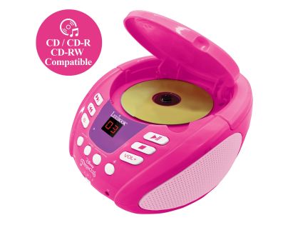Lexibook CD přehrávač Disney princezny s bluetooth a světelnými efekty
