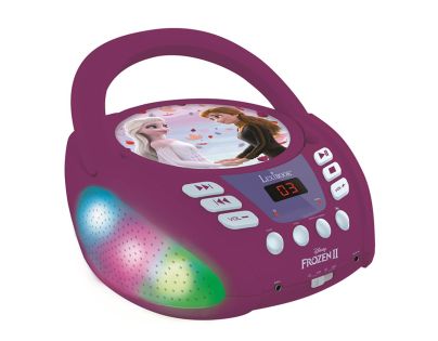 Lexibook CD přehrávač Frozen s bluetooth a světelnými efekty