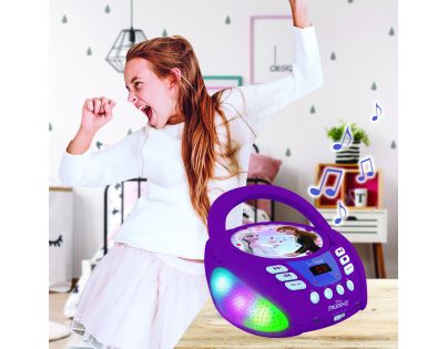 Lexibook CD přehrávač Frozen s bluetooth a světelnými efekty