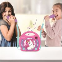 Lexibook CD přehrávač Jednorožec se 2 mikrofony 5