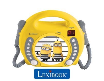 Lexibook CD přehrávač Mimoni se 2 mikrofony