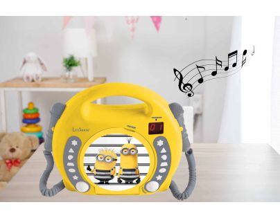 Lexibook CD přehrávač Mimoni se 2 mikrofony