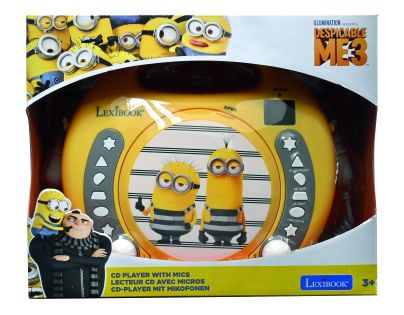 Lexibook CD přehrávač Mimoni se 2 mikrofony