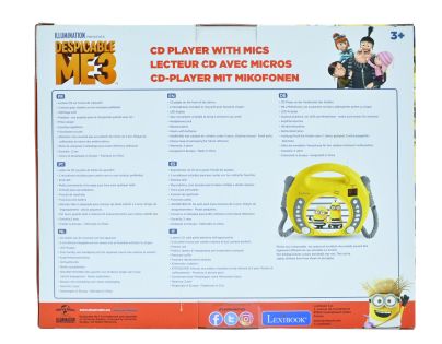 Lexibook CD přehrávač Mimoni se 2 mikrofony