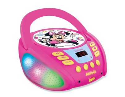 Lexibook CD přehrávač Minnie s bluetooth a světelnými efekty