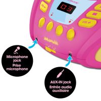 Lexibook CD přehrávač Minnie s bluetooth a světelnými efekty 5