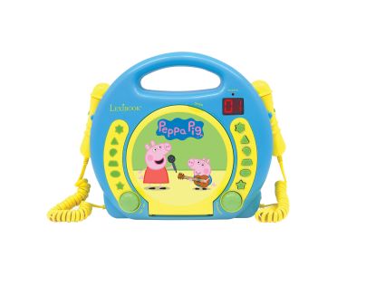 Lexibook CD přehrávač Prasátko Peppa se 2 mikrofony