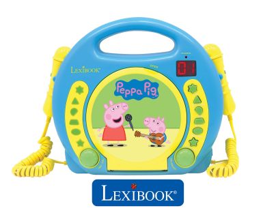 Lexibook CD přehrávač Prasátko Peppa se 2 mikrofony