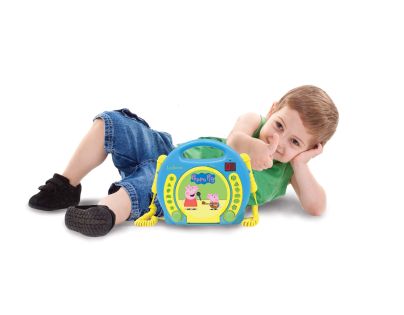 Lexibook CD přehrávač Prasátko Peppa se 2 mikrofony