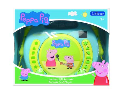 Lexibook CD přehrávač Prasátko Peppa se 2 mikrofony