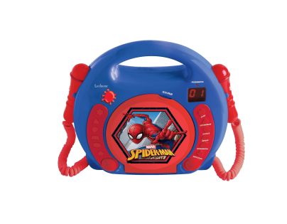 Lexibook CD přehrávač Spiderman se 2 mikrofony