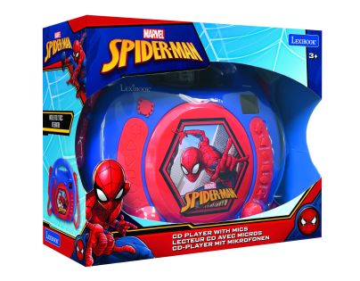 Lexibook CD přehrávač Spiderman se 2 mikrofony