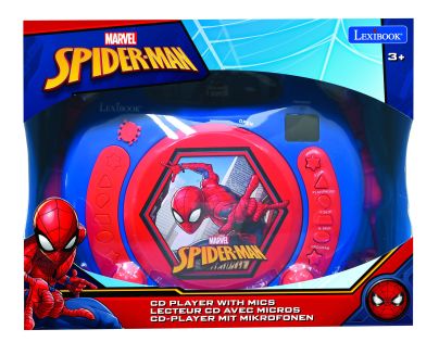 Lexibook CD přehrávač Spiderman se 2 mikrofony