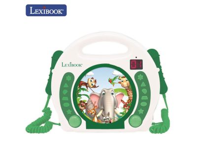 Lexibook CD přehrávač Zvířátka se 2 mikrofony