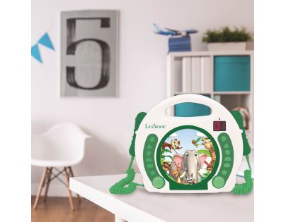 Lexibook CD přehrávač Zvířátka se 2 mikrofony