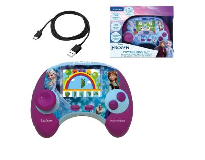 Lexibook Česko-anglická vzdělávací herní konzole Frozen 100 aktivit
