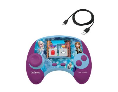 Lexibook Česko-anglická vzdělávací herní konzole Frozen 100 aktivit