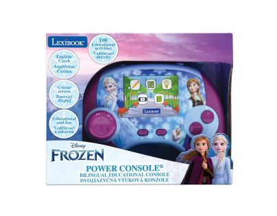 Lexibook Česko-anglická vzdělávací herní konzole Frozen 100 aktivit