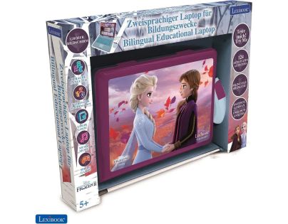 Lexibook Česko-anglický vzdělávací notebook Ledové království - Poškozený obal