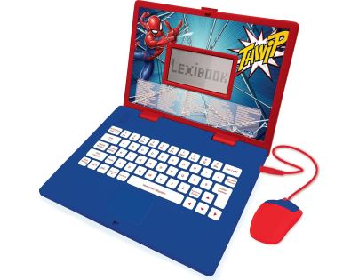 Lexibook Česko-anglický vzdělávací notebook SpiderMan