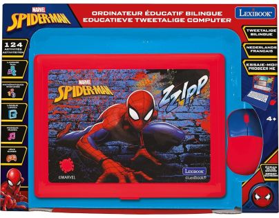 Lexibook Česko-anglický vzdělávací notebook SpiderMan