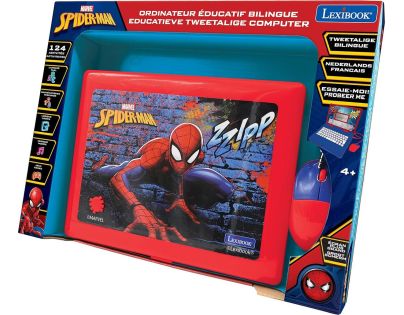 Lexibook Česko-anglický vzdělávací notebook SpiderMan