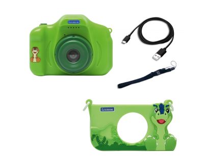 Lexibook Dětský fotoaparát s 3D krytem Dinosaurus