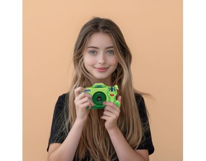 Lexibook Dětský fotoaparát s 3D krytem Dinosaurus