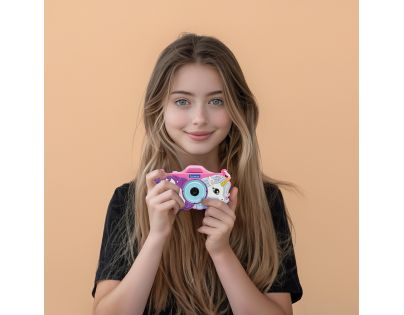 Lexibook Dětský fotoaparát s 3D krytem Jednorožec