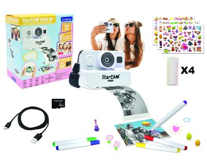 Lexibook Dětský instantní HD fotoaparát StarCAM s tiskárnou