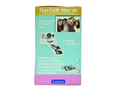 Lexibook Dětský instantní HD fotoaparát StarCAM s tiskárnou
