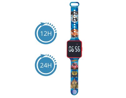 Lexibook Digitální hodinky Hot Wheels s budíkem