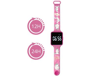 Lexibook Digitální hodinky Jednorožec s budíkem