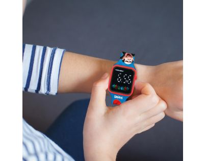 Lexibook Digitální hodinky Šmoulové s budíkem