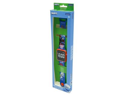 Lexibook Digitální hodinky Šmoulové s budíkem