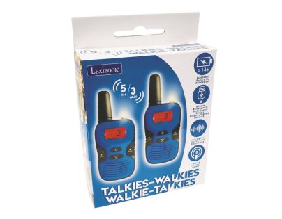 Lexibook Digitální nabíjecí vysílačky s dosahem až 5 km 8 kanálů