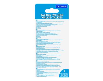 Lexibook Digitální nabíjecí vysílačky s dosahem až 5 km 8 kanálů