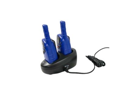 Lexibook Digitální nabíjecí vysílačky s dosahem až 5 km s nabíjecí stanicí 8 kanálů