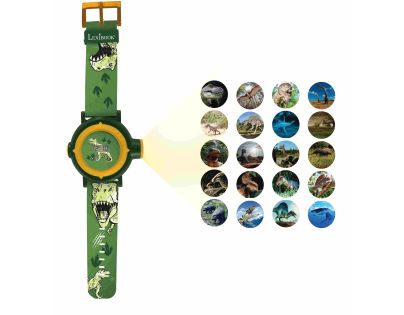 Lexibook Digitální promítací hodinky Dinosaurus s 20 obrázky