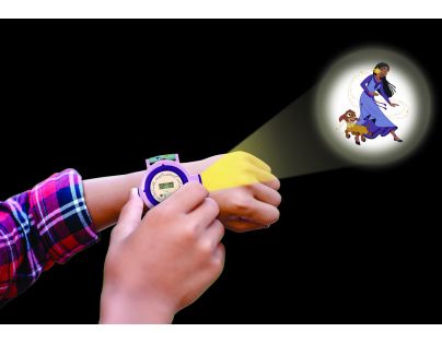 Lexibook Digitální promítací hodinky Disney Wish s 20 obrázky